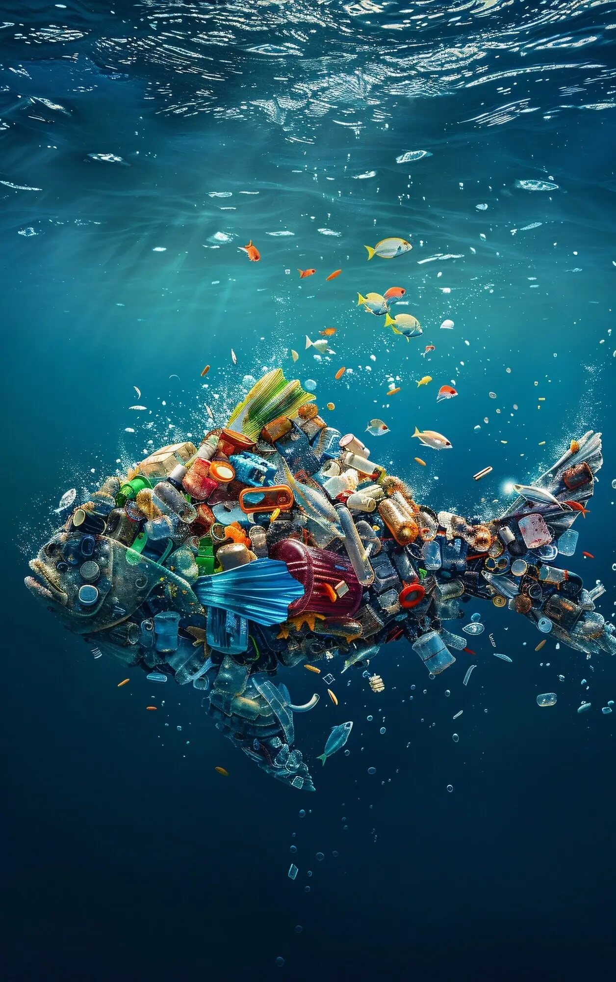 Фэнтезийная пластиковая рыба